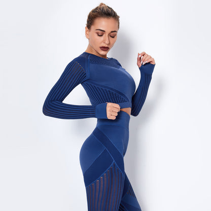 Seamless knitted yoga wear